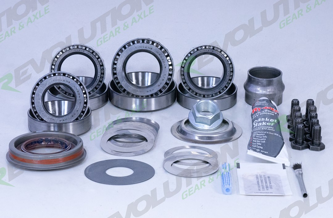 Revolution Gear And Axle Dana 30 Jk Style Reverse Rotation Front Axle Differential Ring And Pinion Installation Kit 35-2050