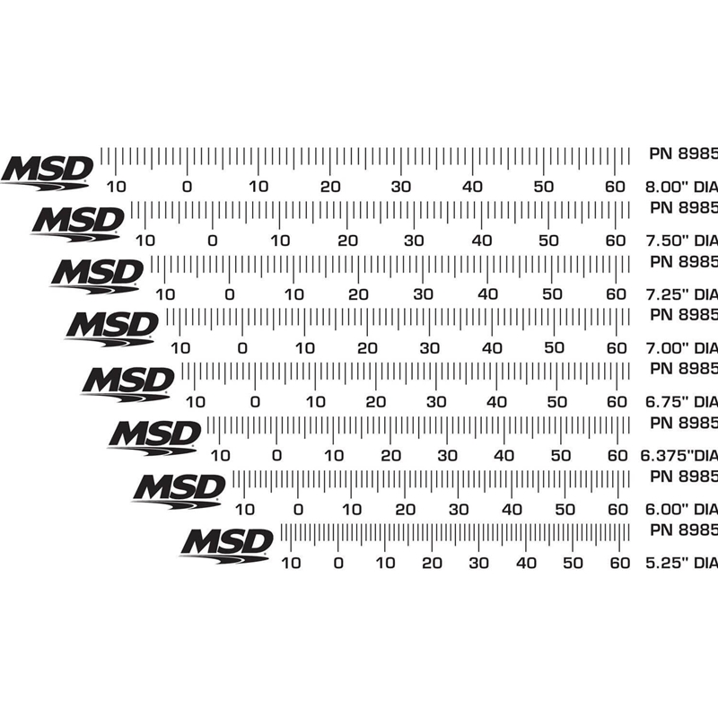 MSD Ignition Timing Tape