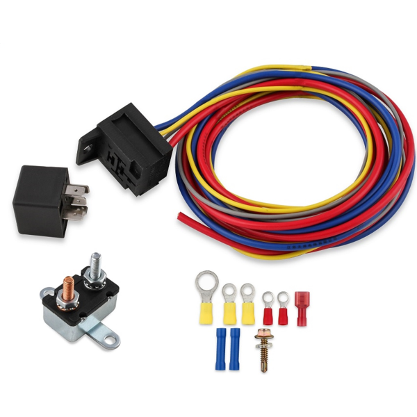 MSD Ignition Electric Water Pump Harness And Relay Kit