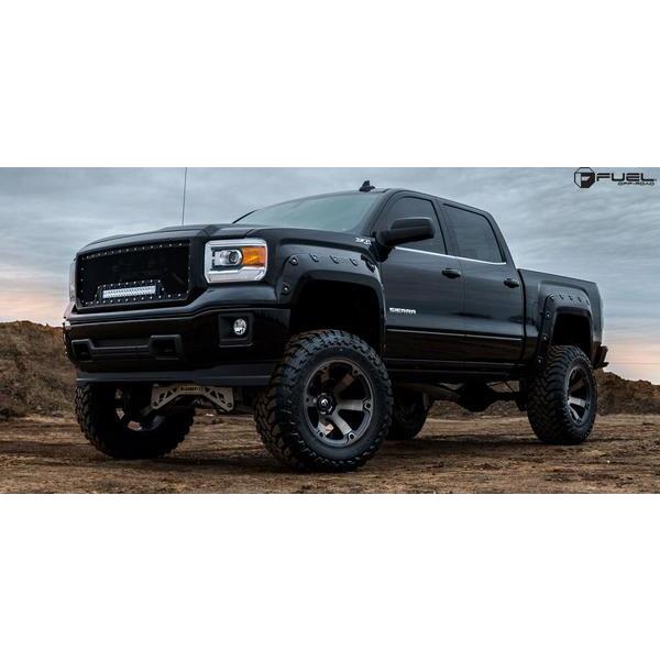 Fuel OffRoad Wheels D564 BEAST Matte Black Double Dark Tint
