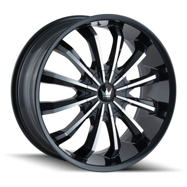 Mazzi Wheels FUSION 341 Gloss Black Machined Face