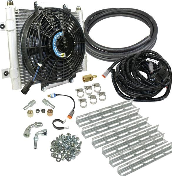 BD Diesel Xtruded Auxiliary Transmission Oil Cooler Kit